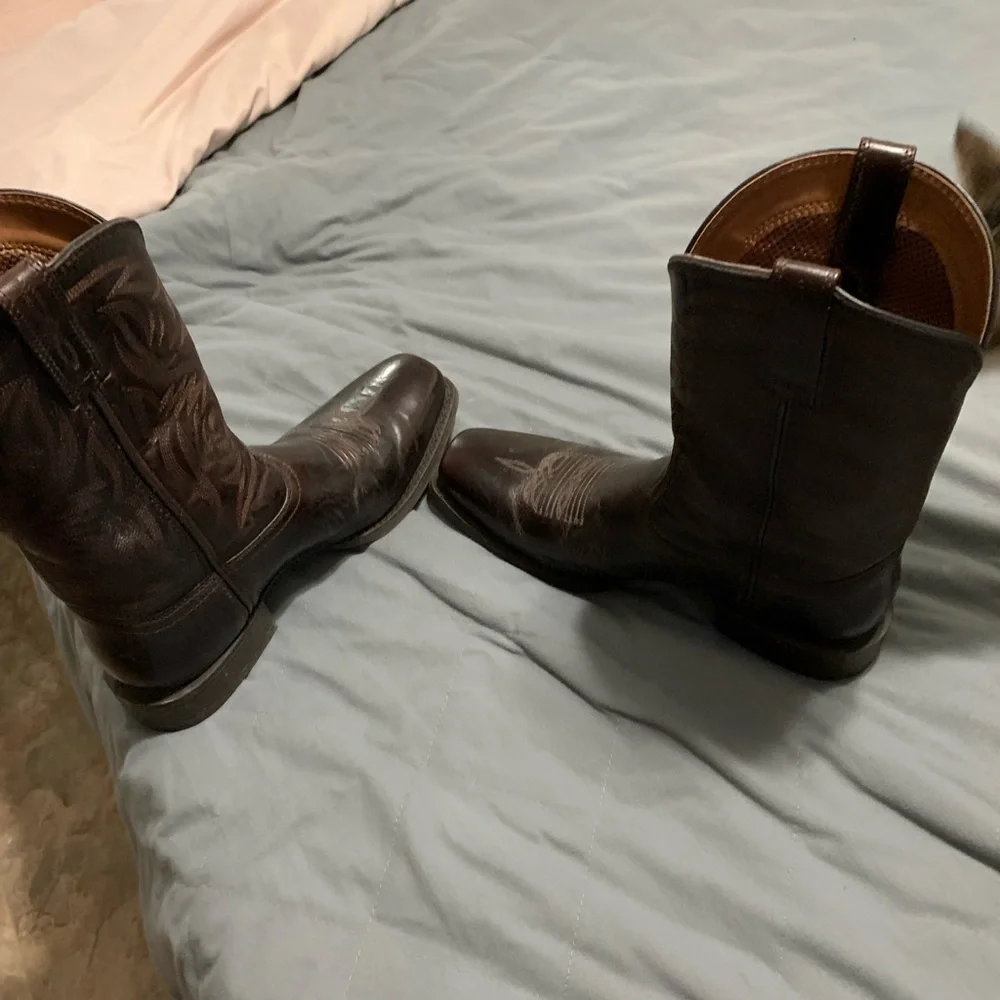 Ariat Men's Brown Western Boots   8 1/2 D - Picture 2 of 6